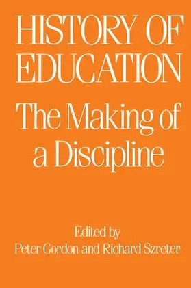 Gordon / Szreter |  The History of Education | Buch |  Sack Fachmedien