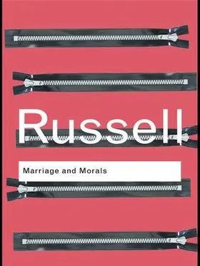 Russell | Marriage and Morals | Buch | 978-1-138-17140-4 | www.sack.de
