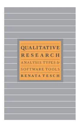 Tesch |  Qualitative Research | Buch |  Sack Fachmedien