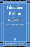 Schoppa |  Education Reform in Japan | Buch |  Sack Fachmedien