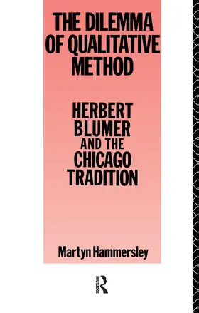 Hammersley | Dilemma Qualitative Method | Buch | 978-1-138-17546-4 | www.sack.de