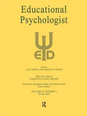 Paas / Renkl / Sweller | Cognitive Load Theory | Buch | 978-1-138-17566-2 | www.sack.de