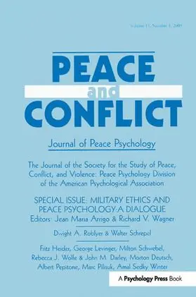 Arrigo / Wagner | Military Ethics and Peace Psychology | Buch | 978-1-138-17906-6 | www.sack.de