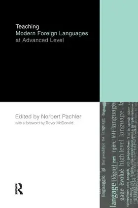 Pachler |  Teaching Modern Foreign Languages at Advanced Level | Buch |  Sack Fachmedien