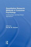 Hackett |  Quantitative Research Methods in Consumer Psychology | Buch |  Sack Fachmedien