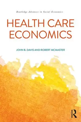 Davis / McMaster |  Health Care Economics | Buch |  Sack Fachmedien