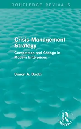 Booth |  Crisis Management Strategy | Buch |  Sack Fachmedien