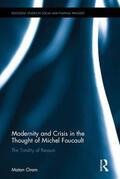 Oram |  Modernity and Crisis in the Thought of Michel Foucault | Buch |  Sack Fachmedien