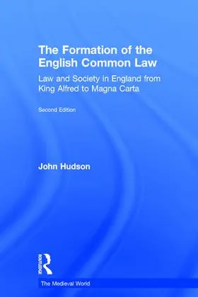 Hudson |  The Formation of the English Common Law | Buch |  Sack Fachmedien