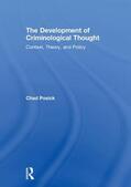 Posick |  The Development of Criminological Thought | Buch |  Sack Fachmedien