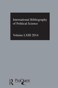  Ibss: Political Science: 2014 Vol.63 | Buch |  Sack Fachmedien