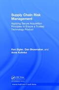 Sigler / Shoemaker / Kohnke |  Supply Chain Risk Management | Buch |  Sack Fachmedien