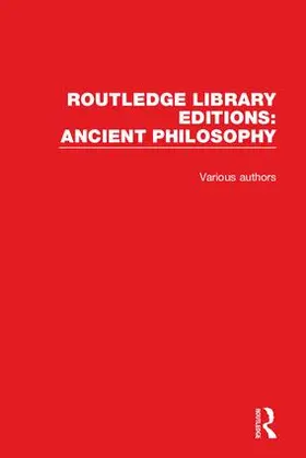  Routledge Library Editions: Ancient Philosophy | Buch |  Sack Fachmedien