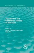 Schwartz / Yap |  Algorithmic and Geometric Aspects of Robotics | Buch |  Sack Fachmedien