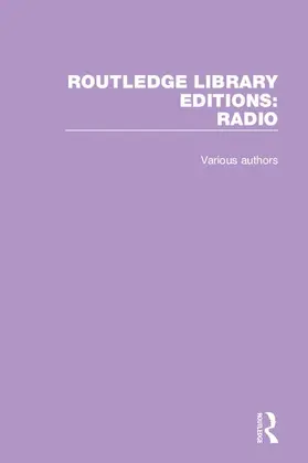 Routledge Library Editions: Radio | Buch | 978-1-138-20918-3 | www.sack.de