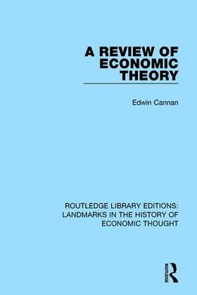 Cannan | A Review of Economic Theory | Buch | 978-1-138-21816-1 | sack.de