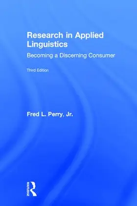Perry, Jr. |  Research in Applied Linguistics | Buch |  Sack Fachmedien