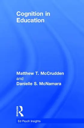 McCrudden / McNamara |  Cognition in Education | Buch |  Sack Fachmedien