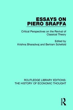 Bharadwaj / Schefold | Essays on Piero Sraffa | Buch | 978-1-138-23011-8 | sack.de