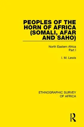 Lewis |  Peoples of the Horn of Africa (Somali, Afar and Saho) | Buch |  Sack Fachmedien