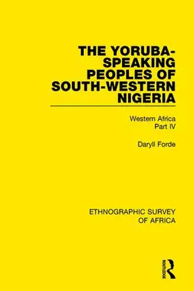 Forde |  The Yoruba-Speaking Peoples of South-Western Nigeria | Buch |  Sack Fachmedien