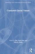 Gurel-Atay / Kahle |  Consumer Social Values | Buch |  Sack Fachmedien