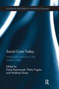 Elsner / Frigato / Ramazzotti |  Social Costs Today | Buch |  Sack Fachmedien