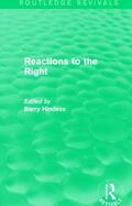 Hindess |  : Reactions to the Right (1990) | Buch |  Sack Fachmedien
