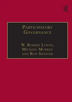Lovan / Murray / Shaffer | Participatory Governance | Buch | 978-1-138-25049-9 | www.sack.de
