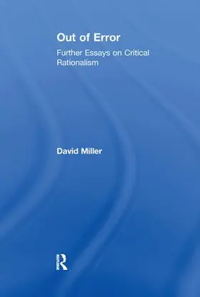 Miller | Out of Error | Buch | 978-1-138-25178-6 | www.sack.de