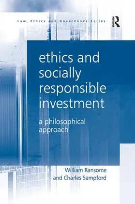 Ransome / Sampford | Ethics and Socially Responsible Investment | Buch | 978-1-138-25567-8 | www.sack.de