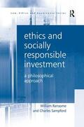 Ransome / Sampford |  Ethics and Socially Responsible Investment | Buch |  Sack Fachmedien