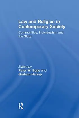 Edge / Harvey |  Law and Religion in Contemporary Society | Buch |  Sack Fachmedien