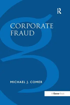 Comer |  Corporate Fraud | Buch |  Sack Fachmedien