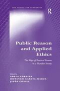 Cortina / García-Marzá |  Public Reason and Applied Ethics | Buch |  Sack Fachmedien