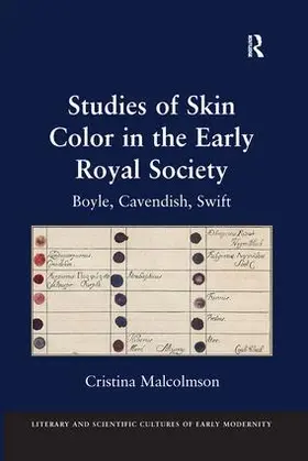 Malcolmson |  Studies of Skin Color in the Early Royal Society | Buch |  Sack Fachmedien