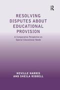 Harris / Riddell |  Resolving Disputes about Educational Provision | Buch |  Sack Fachmedien