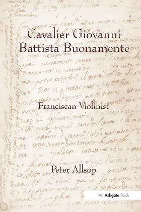 Allsop |  Cavalier Giovanni Battista Buonamente | Buch |  Sack Fachmedien