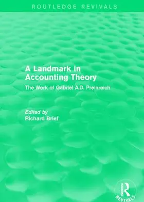 Brief |  : A Landmark in Accounting Theory (1996) | Buch |  Sack Fachmedien