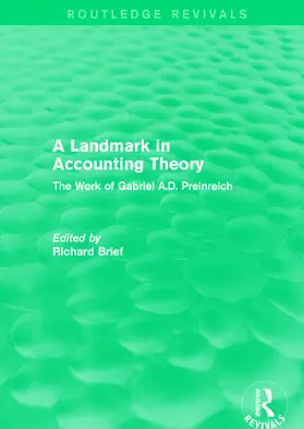 Brief |  : A Landmark in Accounting Theory (1996) | Buch |  Sack Fachmedien