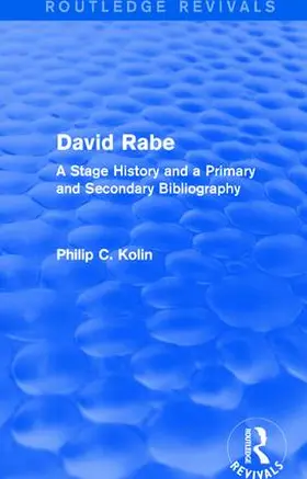 Kolin | : David Rabe (1988) | Buch | 978-1-138-28175-2 | www.sack.de