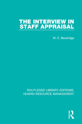 Beveridge | The Interview in Staff Appraisal | Buch | 978-1-138-28582-8 | sack.de