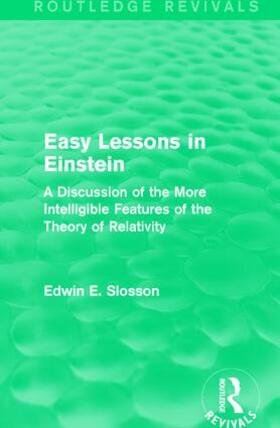 Slosson |  : Easy Lessons in Einstein (1922) | Buch |  Sack Fachmedien