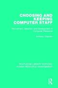 Chandor |  Choosing and Keeping Computer Staff | Buch |  Sack Fachmedien