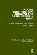 Sinha / Pearson / Kadekodi |  Income Distribution, Growth and Basic Needs in India | Buch |  Sack Fachmedien