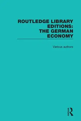 Various |  Routledge Library Editions: The German Economy | Buch |  Sack Fachmedien