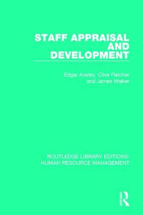 Anstey / Fletcher / Walker | Staff Appraisal and Development | Buch | 978-1-138-29375-5 | sack.de