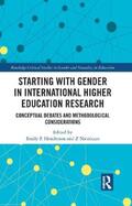 Henderson / Nicolazzo |  Starting with Gender in International Higher Education Research | Buch |  Sack Fachmedien