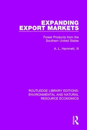 Hammett | Expanding Export Markets | Buch | 978-1-138-29529-2 | sack.de