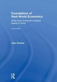 Komlos |  Foundations of Real-World Economics | Buch |  Sack Fachmedien
